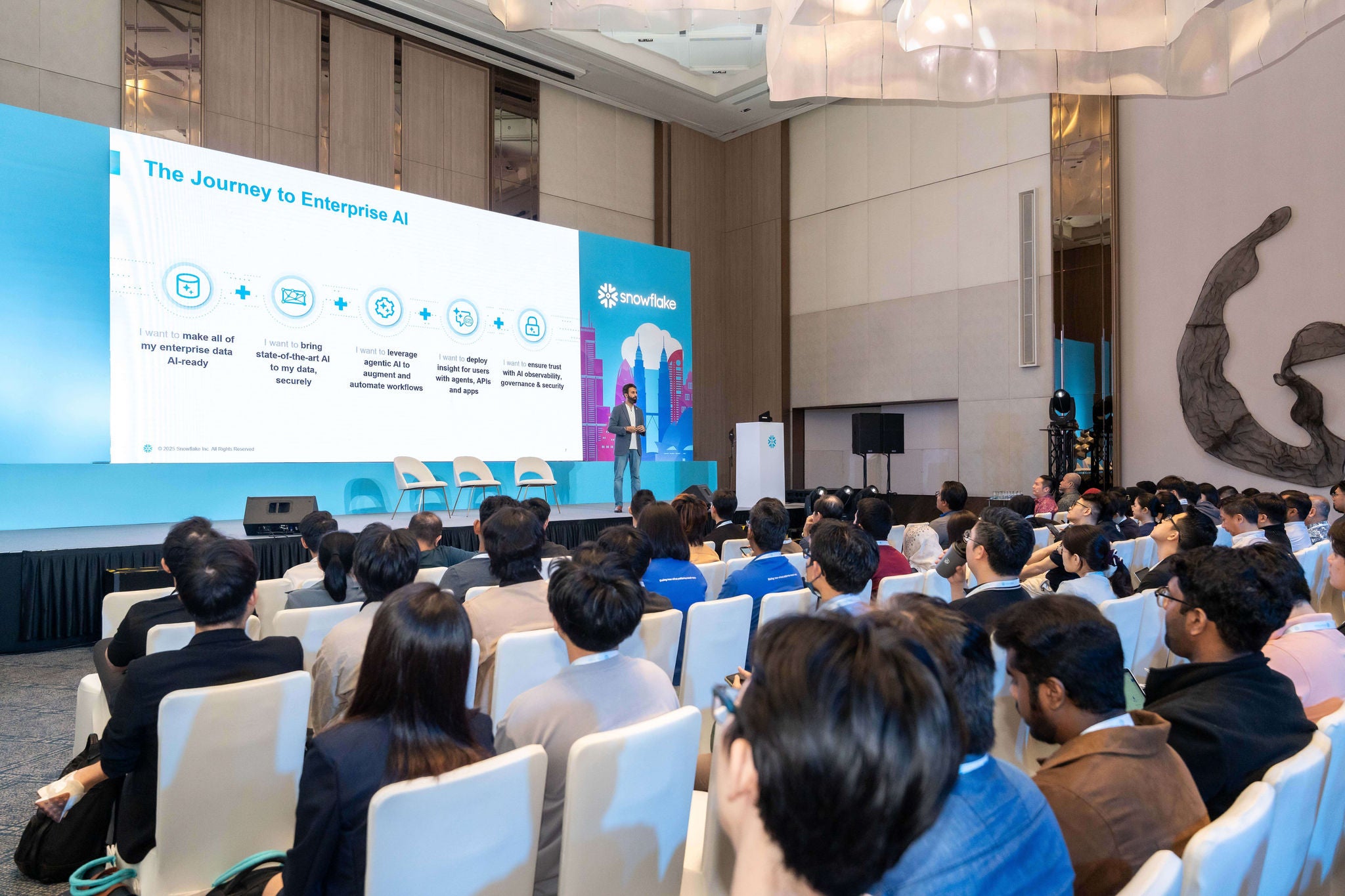 Dev Day audience at Snowflake Summit 2024