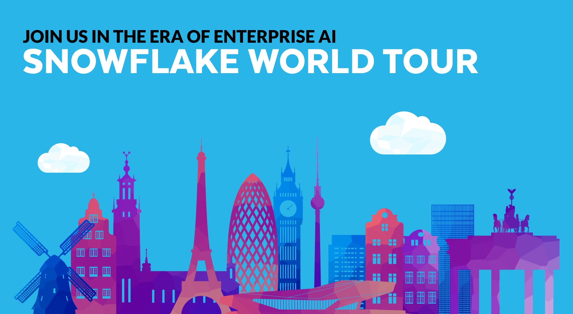 Snowflake World Tour 2024 Berlin The Era of Enterprise AI